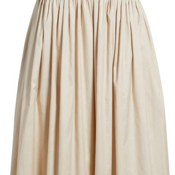 Nordstrom Mixed Media Stretch Cotton Tank Maxi Dress Beige Scroll NWT Small - Picture 6 of 11